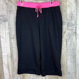 Fame 4 Fifteen Size Medium Black & Pink Stretch Drawstring Waistband Pul…